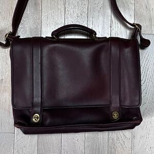 Vintage Coach Dark Brown Messenger bag